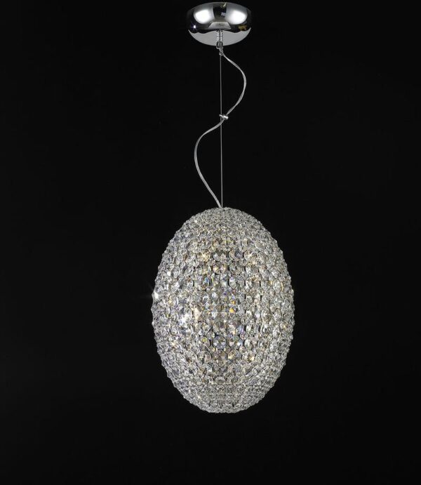 Decorative Glass Pendant Ceiling Lamp Use Of 12 G4 Spotlights