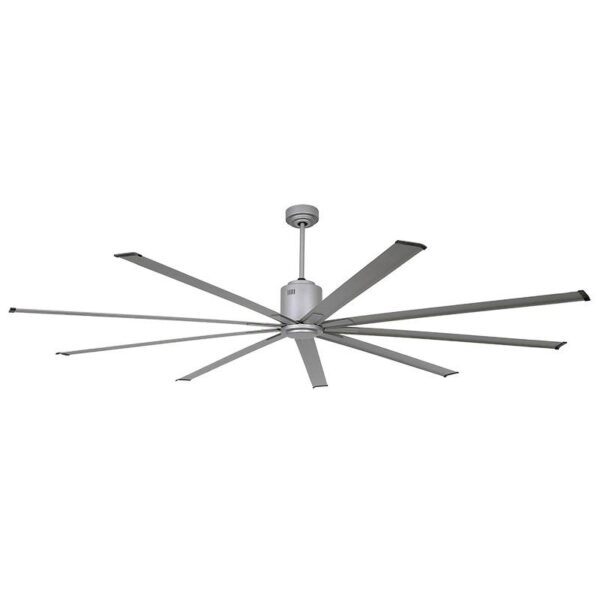 Industrial Ceiling Fan 96 ", Brand Westinghhouse Contenporaneo Style, Brushed Nickel Color Base