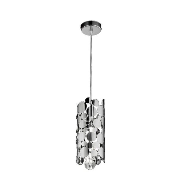 Decorative Hanging Lamp With Metallic Structure, Idl Italia Brand. Bubble Collection,