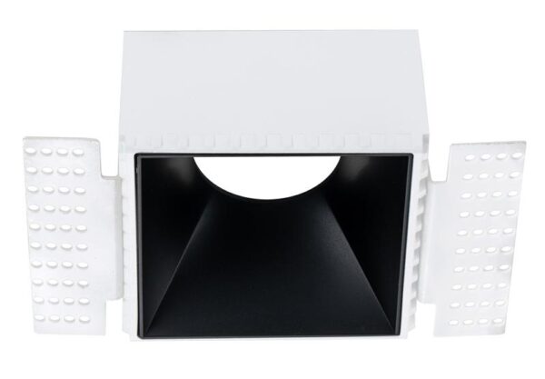 Roof Spot Trimless Black Square For Gu10 Lightsource