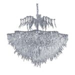 Chandelier Decorative Crystal Pendant Brand Stillux. Italy, Collecion Reef