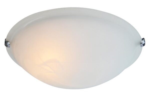 Ceiling Lamp With Glass In Murano Frosted Design, Brand Home Delight 2xe27 (not Incl.) D-40cm