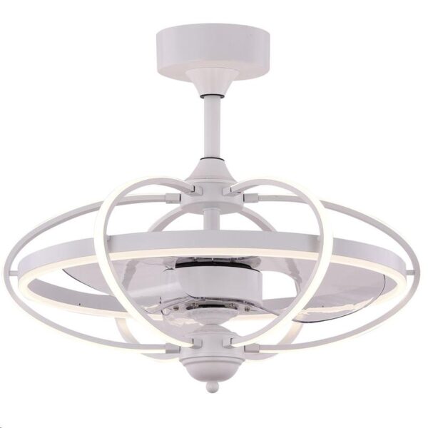 Modern 22 "ceiling Fan With Remote Control.