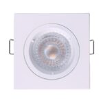 Square Spot Type Recessed Luminaire 4.5w 3000k