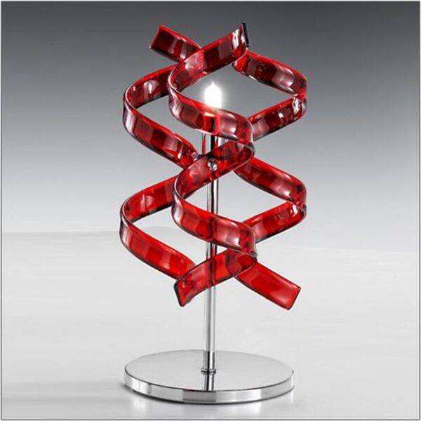 Table Lamp Brand Metallux Italia, Astro Collection, Red Color