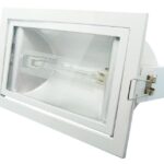 Adjustable Recessed Spot Ceiling Lamp, For Led Or Hqi Lamps