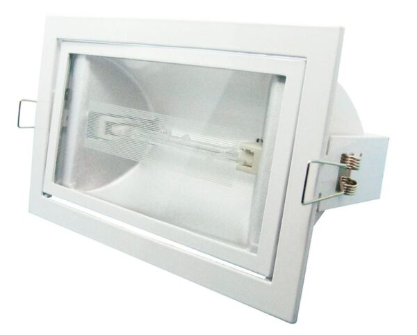 Adjustable Recessed Spot Ceiling Lamp, For Led Or Hqi Lamps