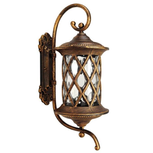 Outdoor Wall Lamp In Bronze Finish