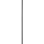 Modern Decorative Floor Lamp With Metallic Body With Black Finish