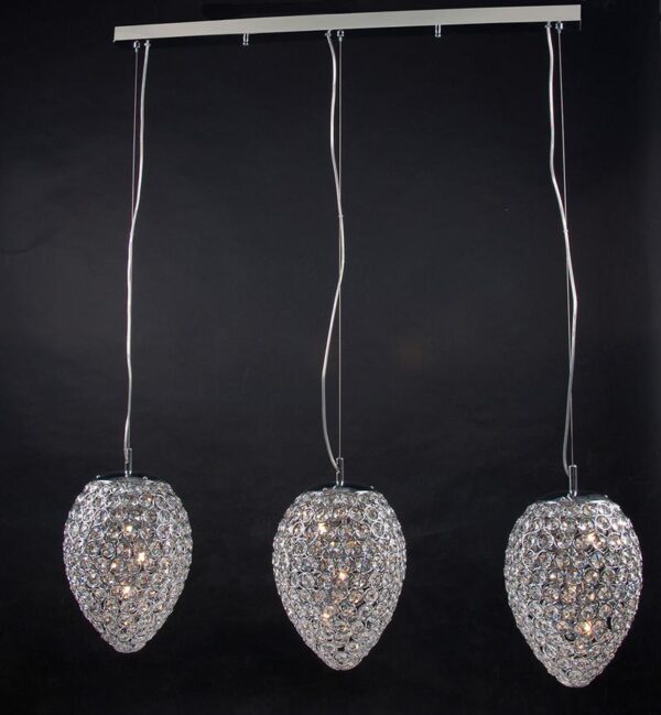 Pendant Glass Lamp 9xg9-40w 110-130v. Home Delight Brand