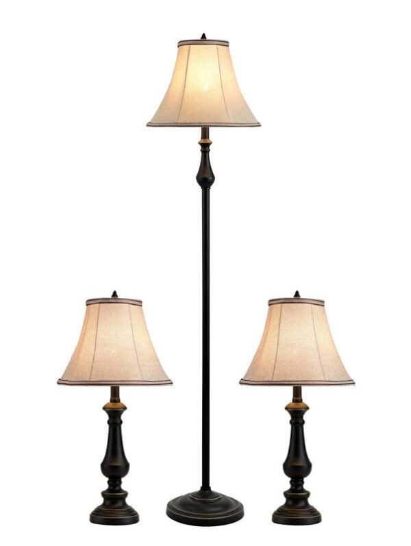 Lamps Kit Of (1 Foot) And (2 Table) 1xe27 60w (not Included) 110 / 240v Dimensions: Foot: 14 "x60" Table: 13 "x25.5".