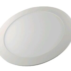 Round Recessed Led Panel Type Slim Ceiling Lamp 18w 3000k.