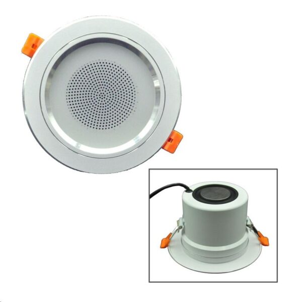 8w Recessed Rgb Led Spot Type Ceiling Lamp With Horn And Remote Control.