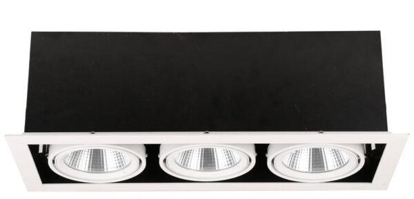 Spot Of Ceiling Recessed Led Square Recessed Type Spot 3x30w Of 6000k