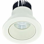 7w 6000k White Round Recessed Spot Type Ceiling Led Lamp