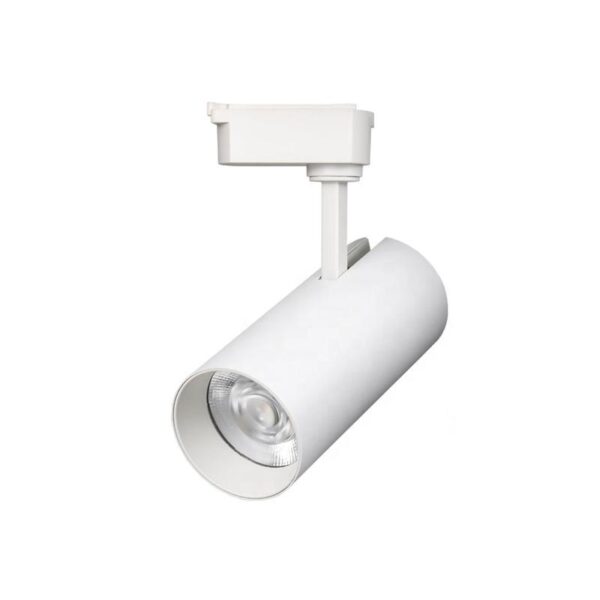 20w Led Rail Spot, Emite 2000lm Cct, Swichting / 30k, 40,60k Cri80, 90-305v, With 36Â ° Angle