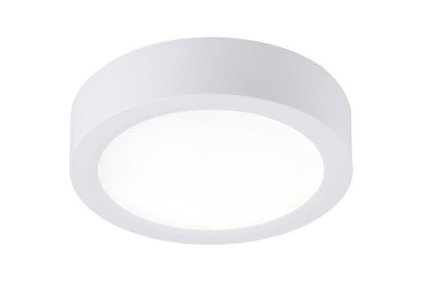 Ceiling Lamp Led 6w 3000k 600lm 110-240v 50-60hz White Finish Dimensions: 114x36mm Brand Lightsource.